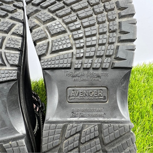 Avenger Steel Toe women's Size 8.5 Waterproof Work Hiking Boots A7287 Pink black - Picture 11 of 11